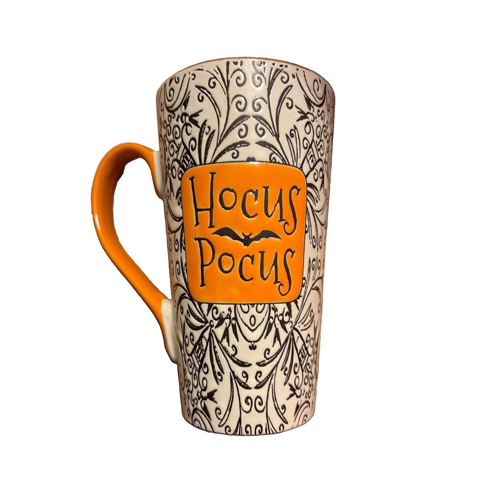 Hocus Pocus Halloween Mug 17oz Ceramic Coffee Cup  Tall Latte Hot Beverage